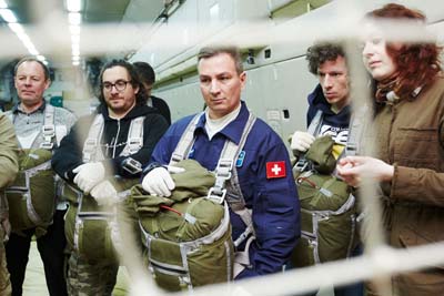 Boris from Switzerland is listening to the safety instructions before a Zero-G flight - Star City - Russia / Boris aus der Schweiz hört den Sicherheitseinweisungen vor einem Zero-G Flug zu - Star City - Russland - 2016