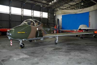 A BEA-Jet Provost in the hangar in North Weald - England / Eine BAE-Jet Provost in ihrem Hangar in North Weald, England - 2007